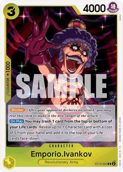 Emporio.Ivankov - ST13-005 - Rare - ST-13: Ultra Deck The Three Brothers