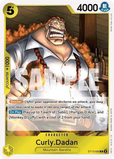 Curly.Dadan - ST13-006 - Common - Ultra Deck: The Three Brothers