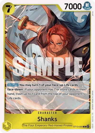 Shanks - ST13-009 - Common - ST-13: Ultra Deck The Three Brothers