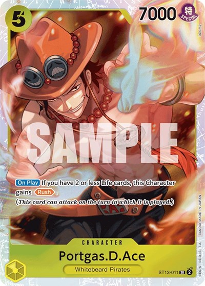 Portgas.D.Ace - ST13-011 - Super Rare - Ultra Deck: The Three Brothers