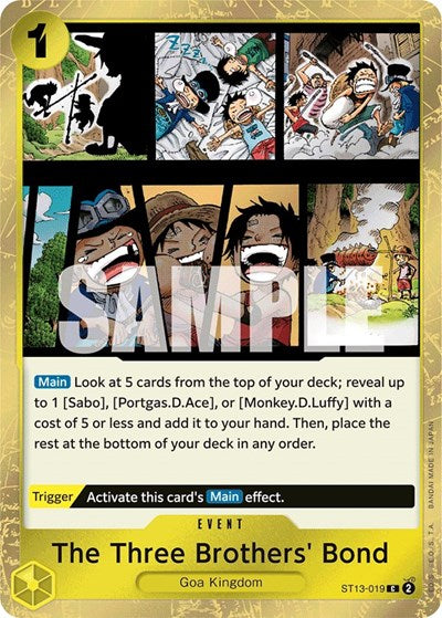 The Three Brothers' Bond - ST13-019 - Common - Ultra Deck: The Three Brothers