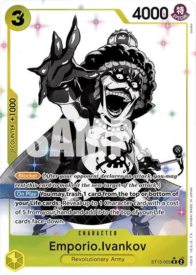 Emporio.Ivankov - ST13-005 - Rare (Parallel) - Ultra Deck: The Three Brothers