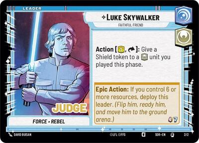 Luke Skywalker - Faithful Friend - 002/002 - Special - Judge Promos