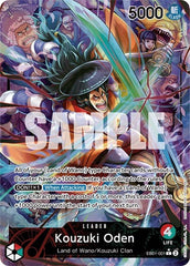 Kouzuki Oden - EB01-001 - Leader (Alternate Art) - Memorial Collection