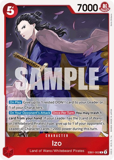 Izo - EB01-002 - Rare - Memorial Collection