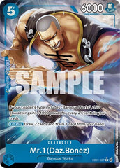 Mr. 1 (Daz.Bonez) - EB01-027 - Rare (Alternate Art) - Memorial Collection