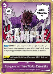 Conquerer of Three Worlds Ragnaraku - EB01-039 - Rare - Memorial Collection