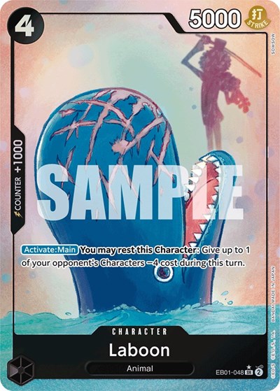 Laboon - EB01-048 - Super Rare (Alternate Art) - Memorial Collection