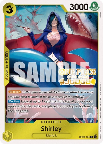 Shirley (Judge Pack Vol. 3) - OP03-104 - Uncommon - One Piece Promotion Cards