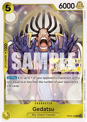 Gedatsu (Judge Pack Vol. 3) - OP05-102 - Rare - One Piece Promotion Cards