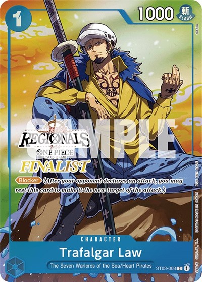 Trafalgar Law (Offline Regional 2024 Vol. 2) [Finalist] - ST03-008 - Promo - One Piece Promotion Cards