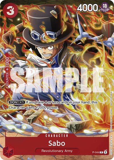 Sabo (Event Pack Vol. 4) - P-044 - Promo - One Piece Promotion Cards