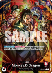 Monkey.D.Dragon - OP07-001 - Leader (Parallel) - 500 Years in the Future