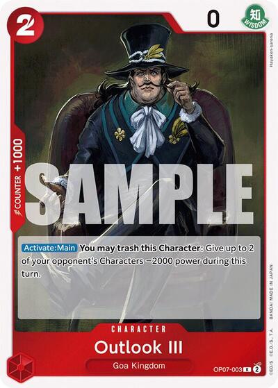Outlook III - OP07-003 - Rare - 500 Years in the Future