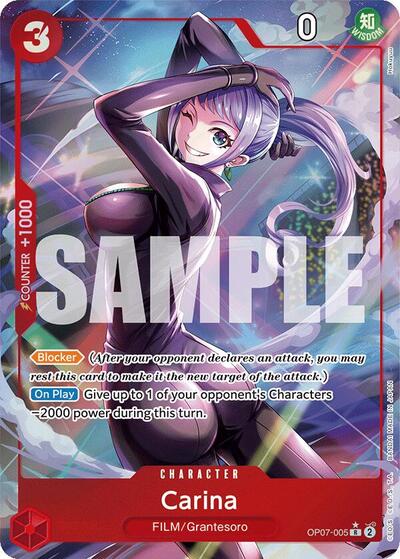 Carina - OP07-005 - Rare (Parallel) - 500 Years in the Future
