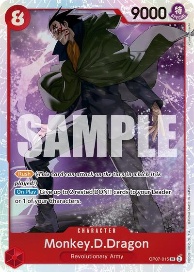 Monkey.D.Dragon - OP07-015 - Super Rare - 500 Years in the Future