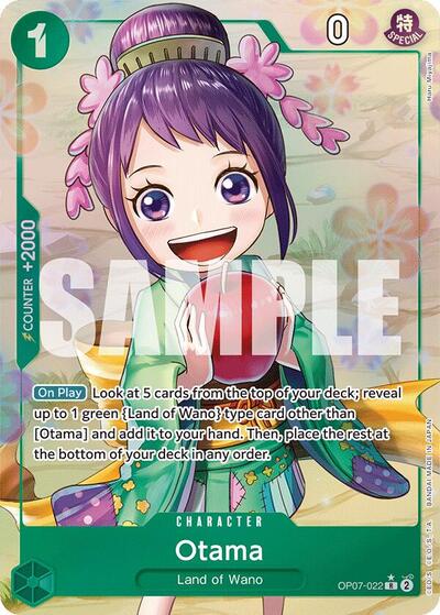 Otama - OP07-022 - Rare (Parallel) - 500 Years in the Future