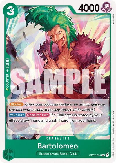 Bartolomeo - OP07-031 - Uncommon - 500 Years in the Future