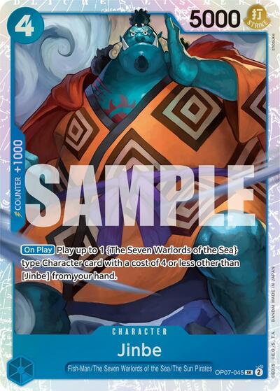 Jinbe - OP07-045 - Super Rare - 500 Years in the Future