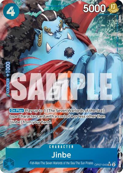 Jinbe - OP07-045 - Super Rare (Parallel) - 500 Years in the Future