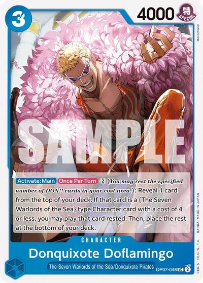 Donquixote Doflamingo - OP07-048 - Uncommon - 500 Years in the Future
