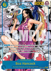Boa Hancock (051) (Parallel) - OP07-051 - Super Rare (Manga Alt Art) - 500 Years in the Future