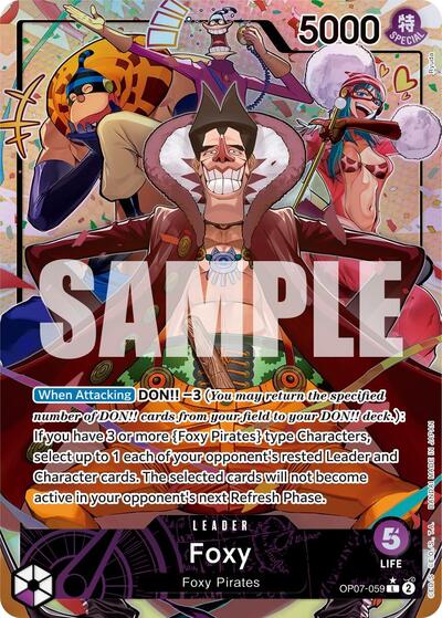 Foxy - OP07-059 - Leader (Parallel) - 500 Years in the Future