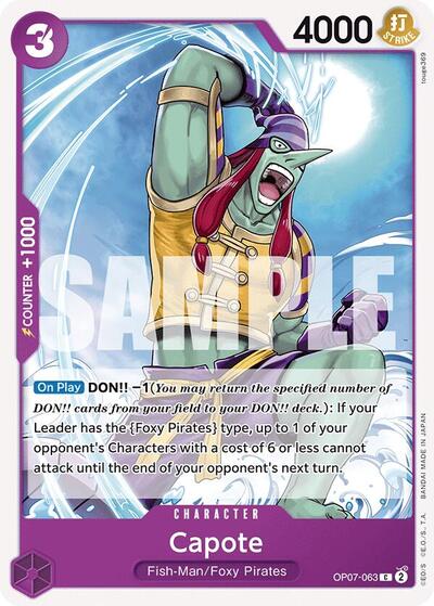 Capote - OP07-063 - Common - 500 Years in the Future
