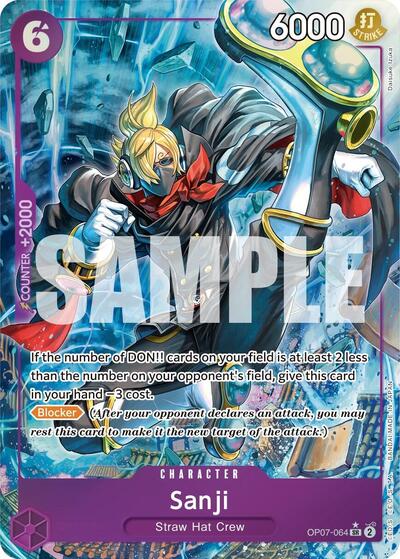 Sanji - OP07-064 - Super Rare (Parallel) - 500 Years in the Future