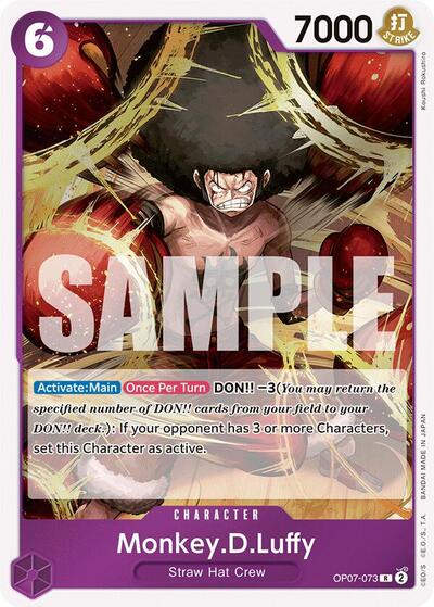 Monkey.D.Luffy - OP07-073 - Rare - 500 Years in the Future