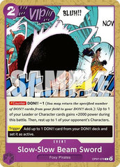 Slow-Slow Beam Sword - OP07-076 - Common - 500 Years in the Future