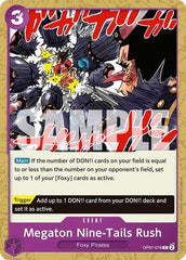 Megaton Nine-Tails Rush - OP07-078 - Common - 500 Years in the Future