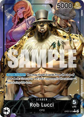 Rob Lucci - OP07-079 - Leader (Parallel) - 500 Years in the Future