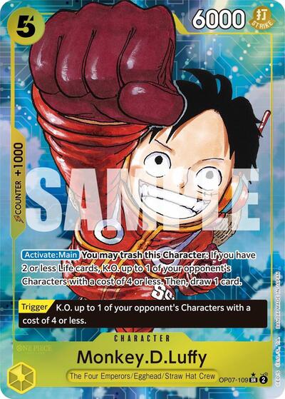 Monkey.D.Luffy - OP07-109 - Super Rare (Parallel) - 500 Years in the Future