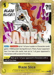 Blaze Slice - OP07-116 - Rare - 500 Years in the Future