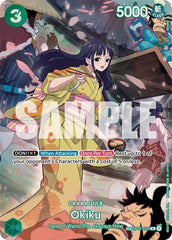 Okiku - OP01-035 - Rare (Special Alternate Art) - 500 Years in the Future