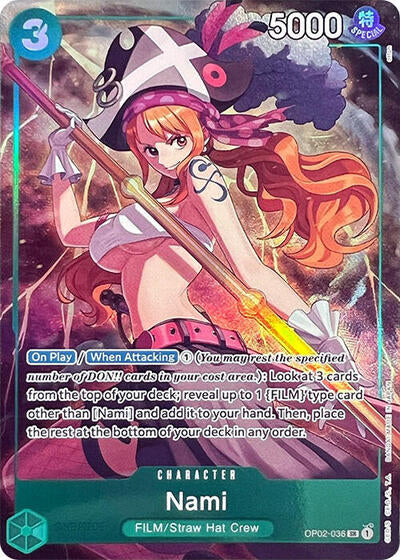 Nami - OP02-036 - Super Rare (Premium Card Collection -Best Selection Vol. 1-) - One Piece Promotion Cards