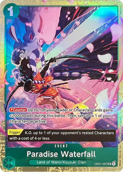 Paradise Waterfall - OP01-057 - Uncommon (Premium Card Collection -Best Selection Vol. 1-) - One Piece Promotion Cards