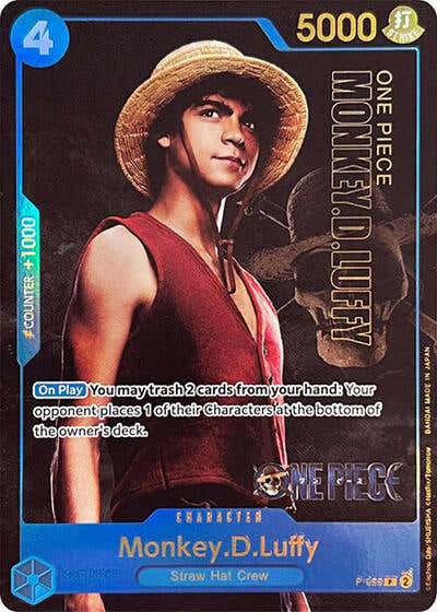 Monkey.D.Luffy - P-055 - Promo (Premium Card Collection -Live Action Edition-) - One Piece Promotion Cards