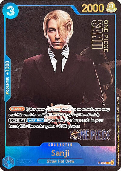 Sanji - P-050 - Promo (Premium Card Collection -Live Action Edition-) - One Piece Promotion Cards