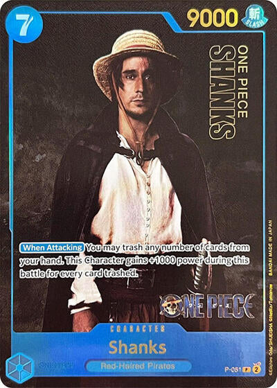 Shanks - P-051 - Promo (Premium Card Collection -Live Action Edition-) - One Piece Promotion Cards