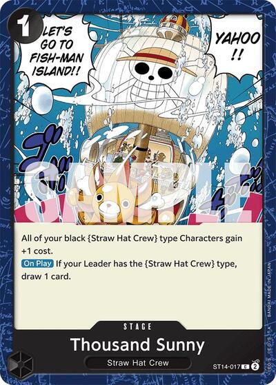 Thousand Sunny - ST14-017 - Common - ST-14: Starter Deck 14 3D2Y