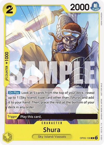 Shura (Tournament Pack Vol. 7) - OP05-106 - Rare - One Piece Promotion Cards