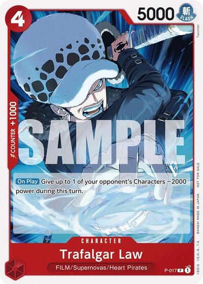 Trafalgar Law (Tournament Pack Vol. 7) - P-017 - Promo - One Piece Promotion Cards