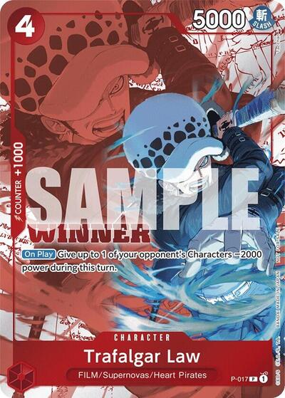 Trafalgar Law (Winner Pack Vol. 7) - P-017 - Promo - One Piece Promotion Cards