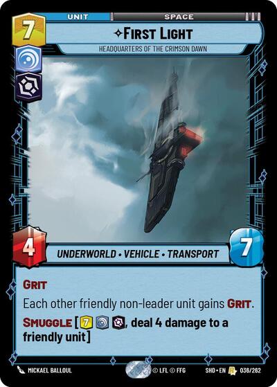 First Light - Headquarters of the Crimson Dawn - 036/262 - Rare - Shadows of the Galaxy