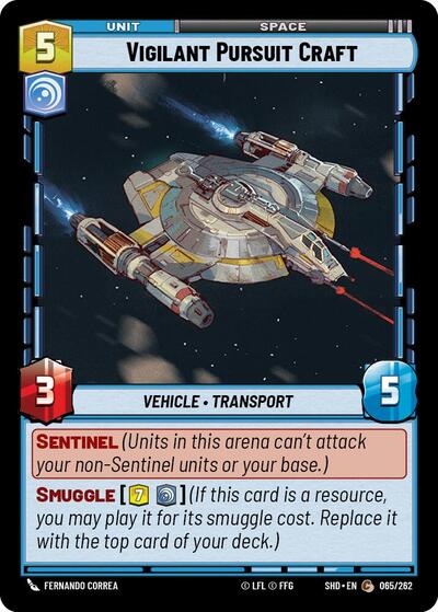 Vigilant Pursuit Craft - 065/262 - Common - Shadows of the Galaxy