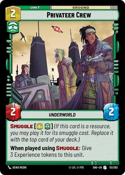 Privateer Crew - 113/262 - Uncommon - Shadows of the Galaxy
