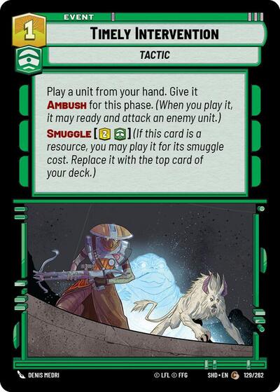 Timely Intervention - 129/262 - Common - Shadows of the Galaxy