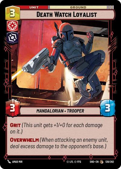 Death Watch Loyalist - 136/262 - Common - Shadows of the Galaxy